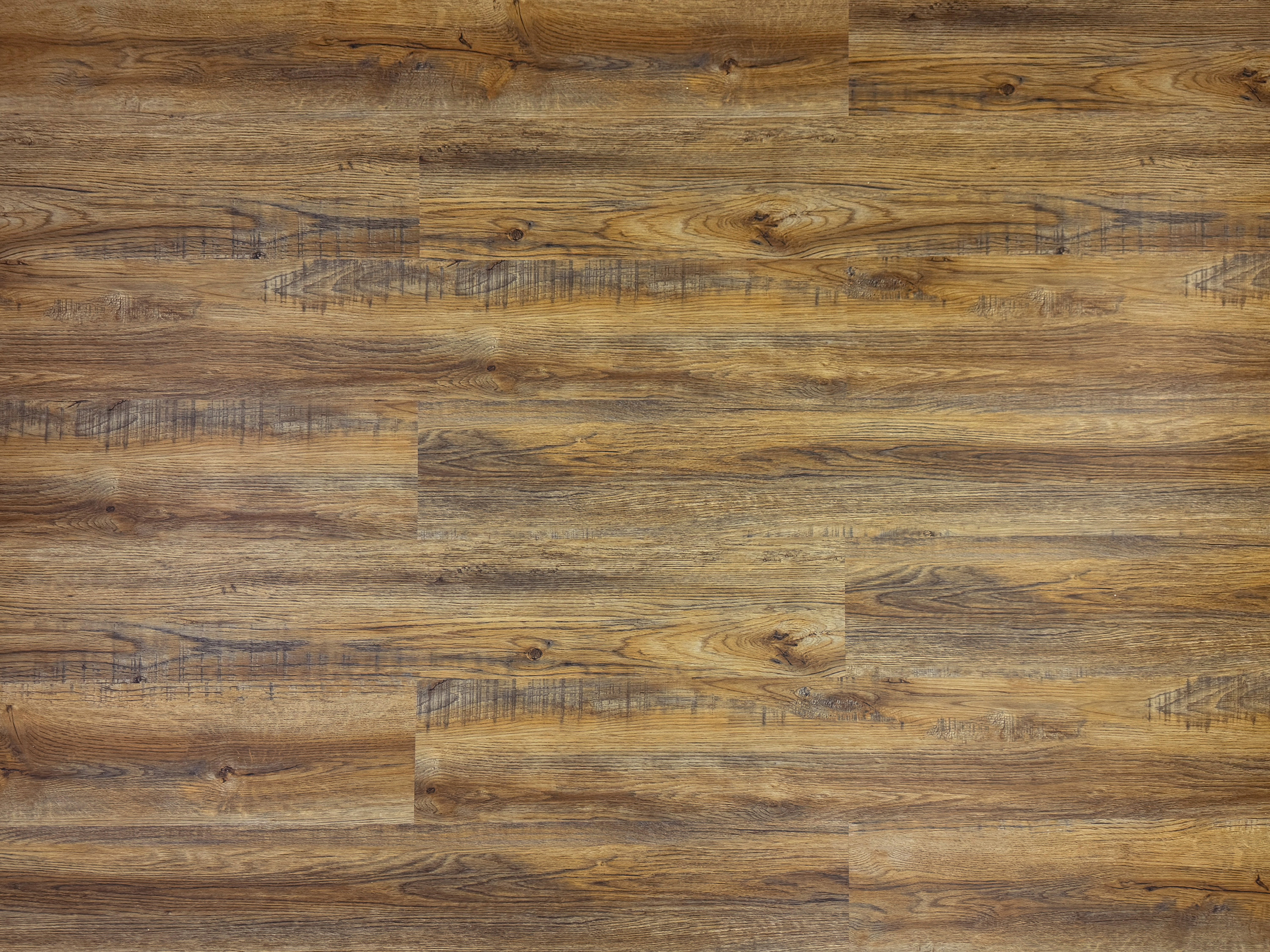 TRECOR® LVT Dryback Klebe-Vinylboden Eiche Rustikal Natur Landhausdiele – wasserfest, 2 mm stark, 0,3 mm Nutzschicht
