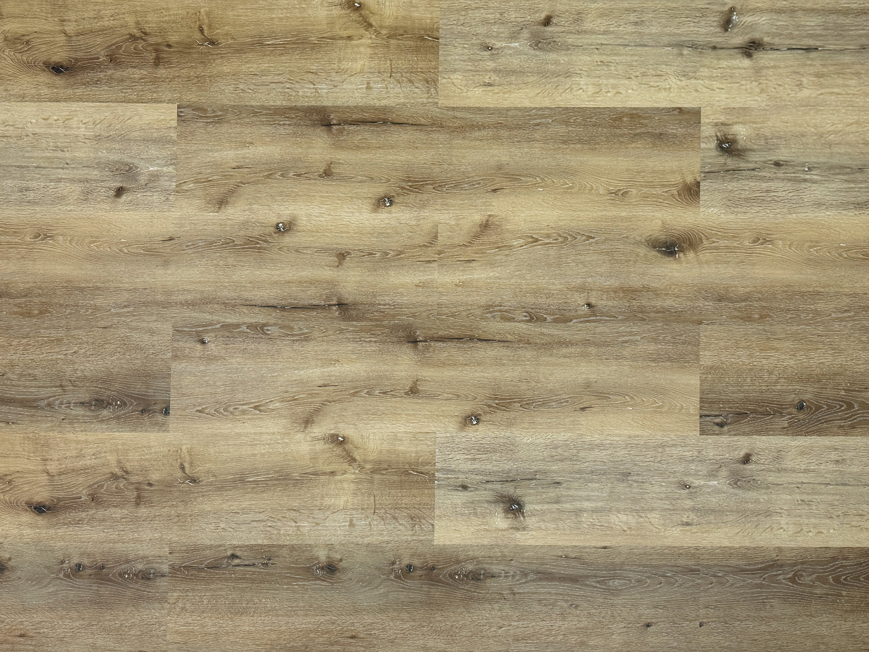 Vinylboden Eiche Rustique Hell Silent Klickvinyl 4.5 mm Stark inkl. 1 mm Trittschalldämmung und 0,3 mm Nutzschicht SPC Trägerplatte