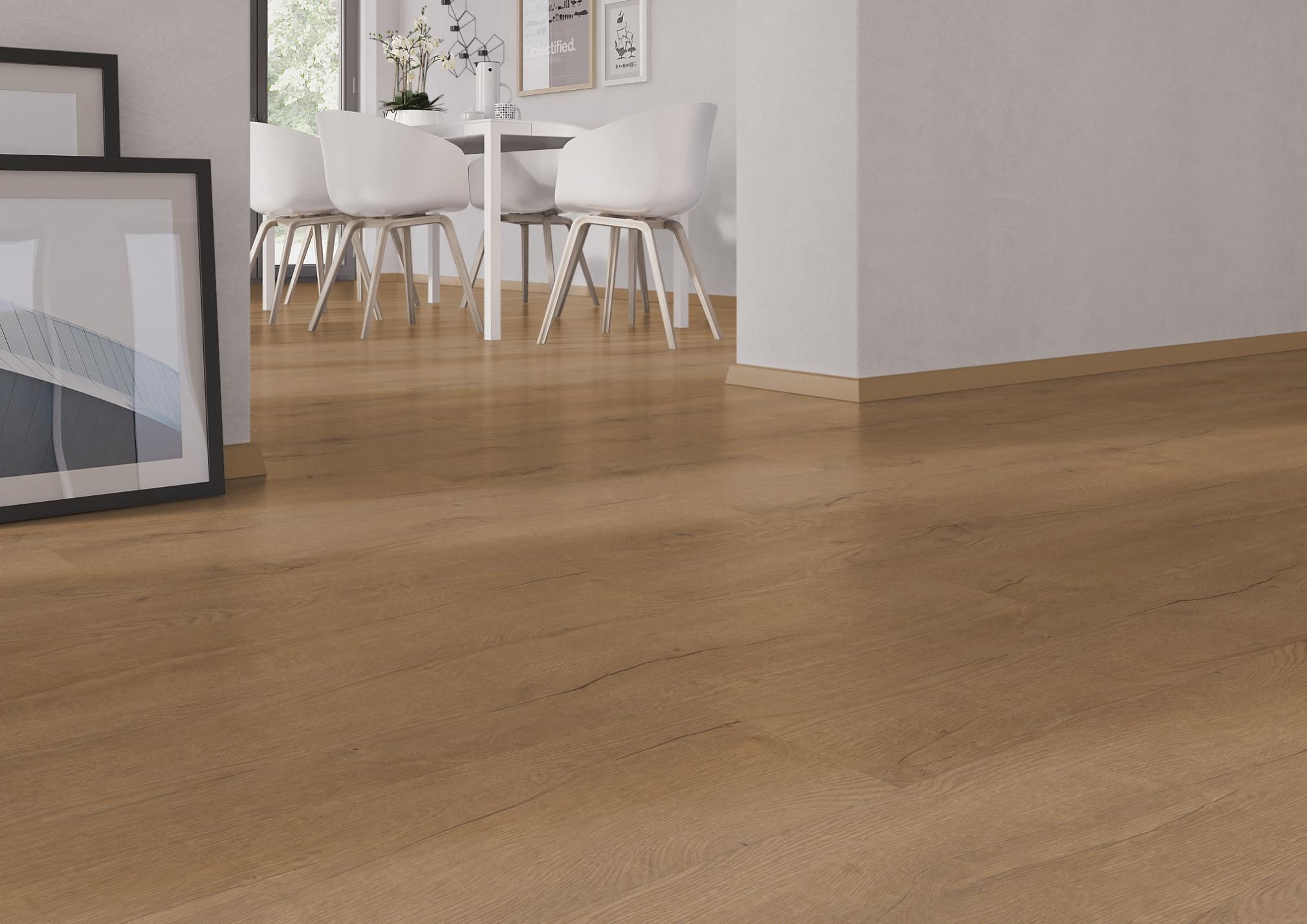 TRECOR® LVT Dryback Klebe Vinylboden Prestige Eiche Natur Landhausdiele - 2,5 mm starker Designboden