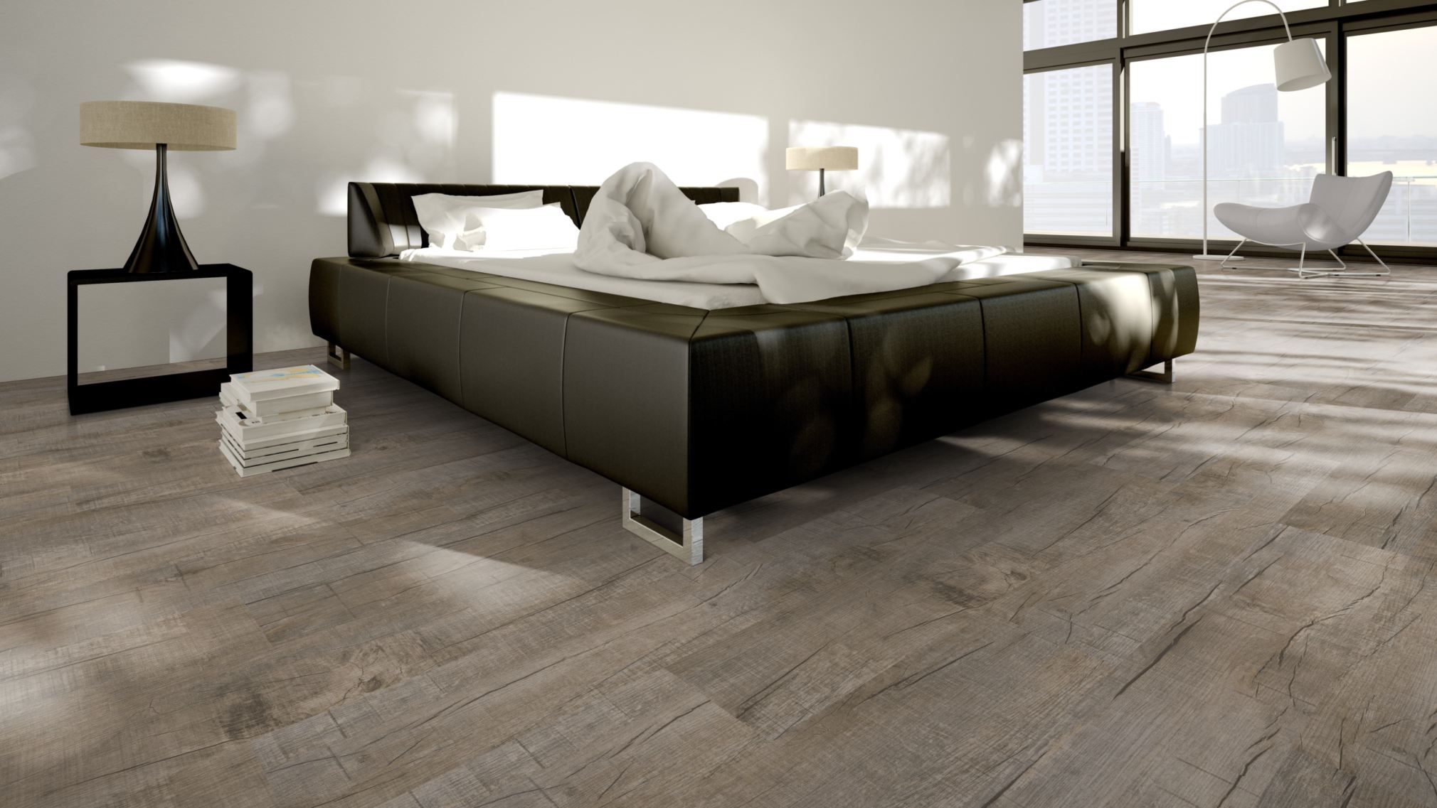 TRECOR® LVT Dryback Klebe Vinylboden Eiche Old Rustik Landhausdiele - 2 mm starker Designboden