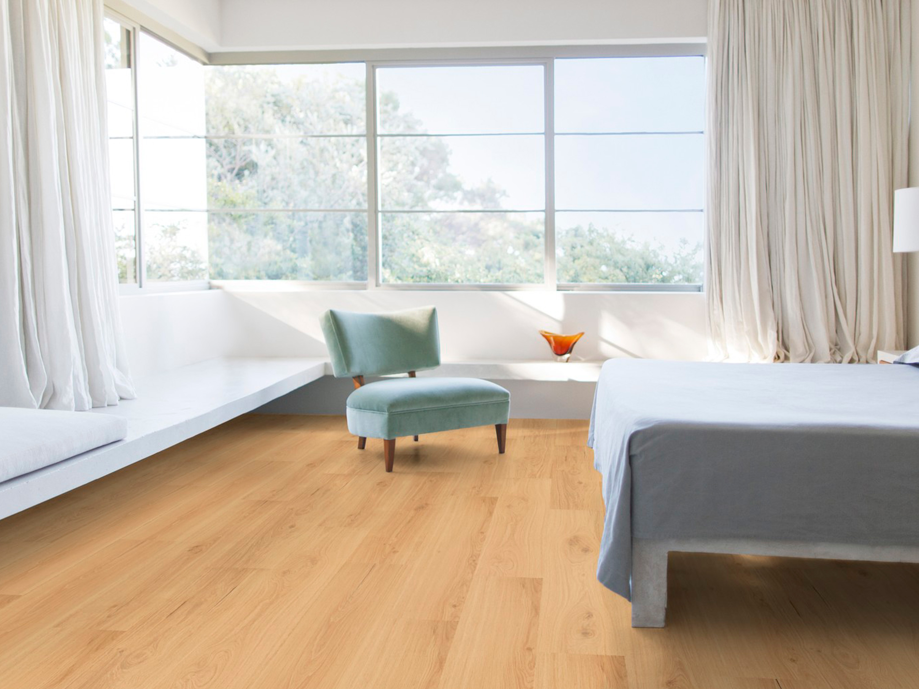 Kork Designboden Wood Basic - Napa Oak, digitalbedrucktes Korkfurnier