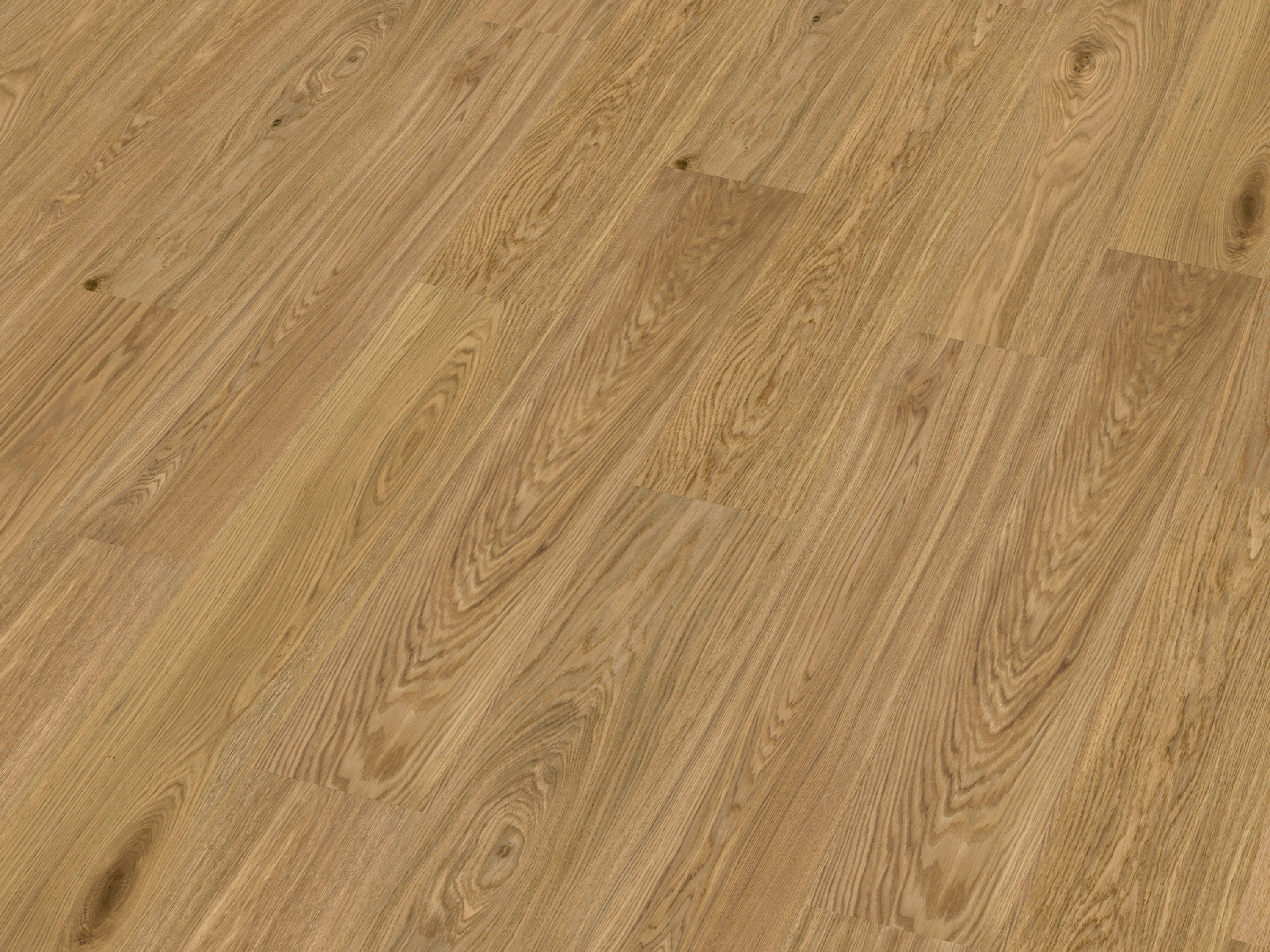 Kork Designboden Wood Basic - Epoca Oak Dark Almond, digitalbedrucktes Korkfurnier