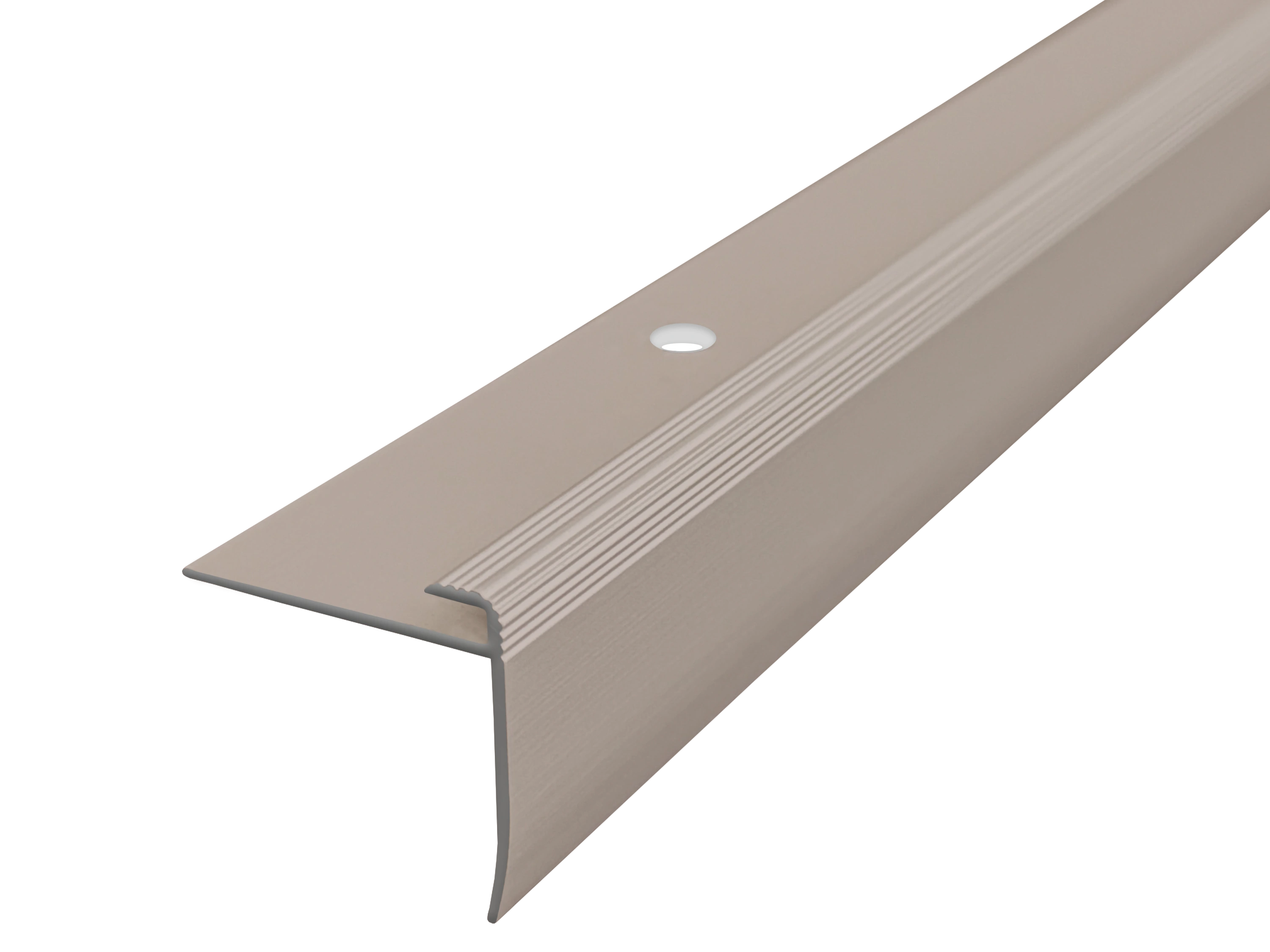 ufitec® Einschubprofil für Belagshöhen bis 3 mm mit 24 mm Nase Treppen-/Stufen Abschlussprofil