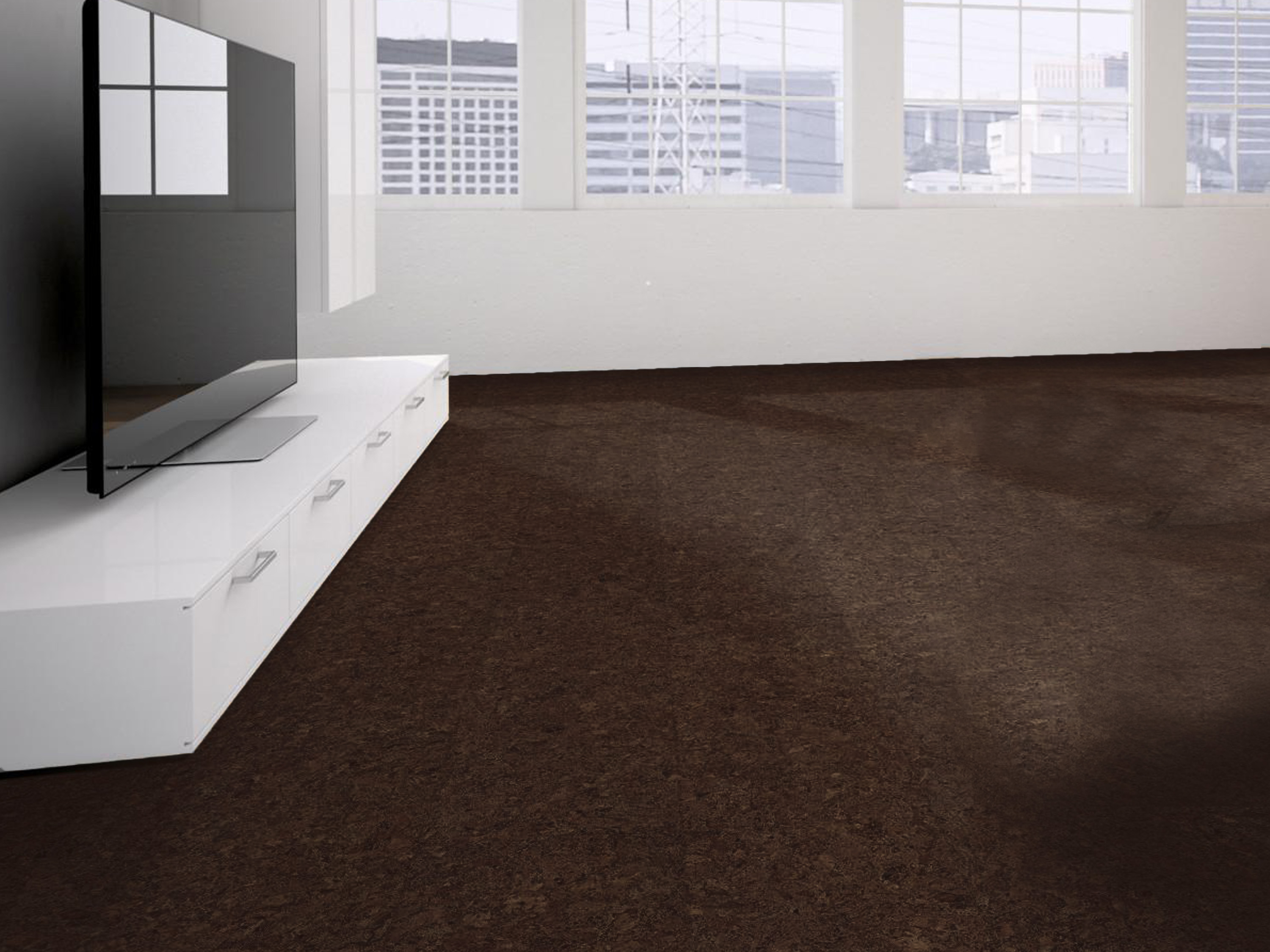 TRECOR® Klick Korkboden Evora - 10 mm Stark - Farbe: Dunkelbraun