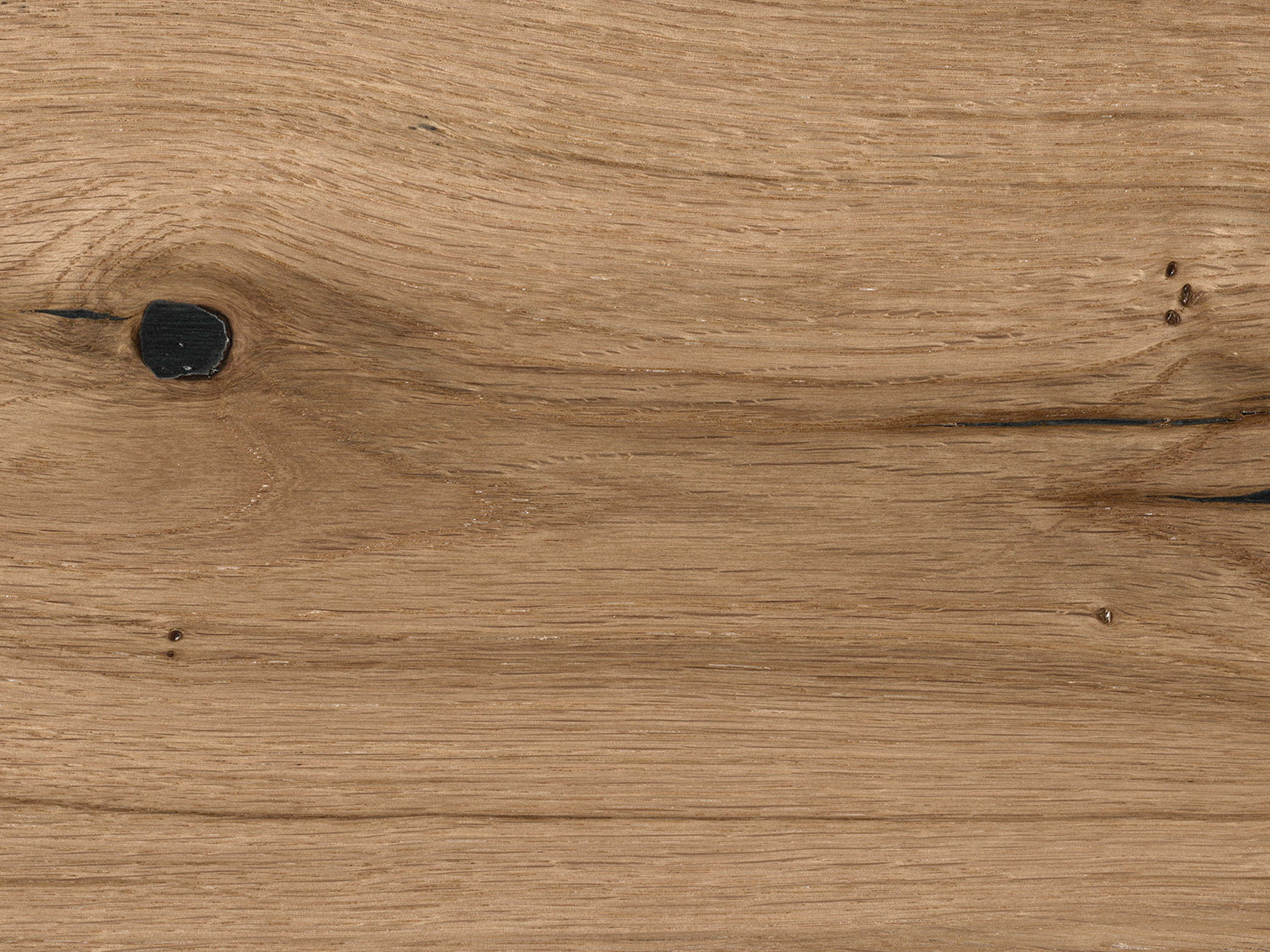 Kork Designboden Wood Basic - Panama Oak Cognac, digitalbedrucktes Korkfurnier