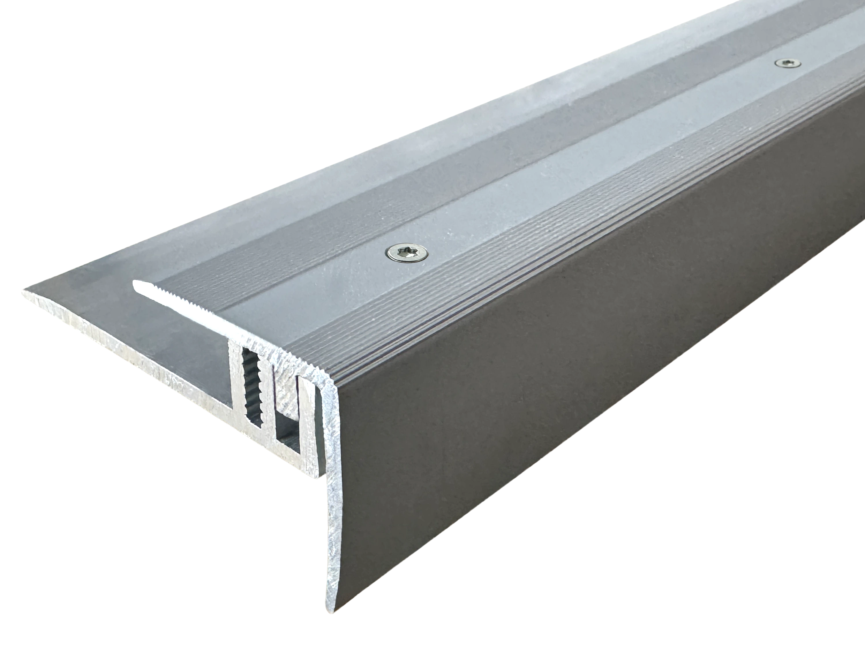 ufitec® Treppenkantenprofil - TPL PROFI - für Belagshöhen von 7-16 - Sichtkante: 28 mm, Nase: 27 mm