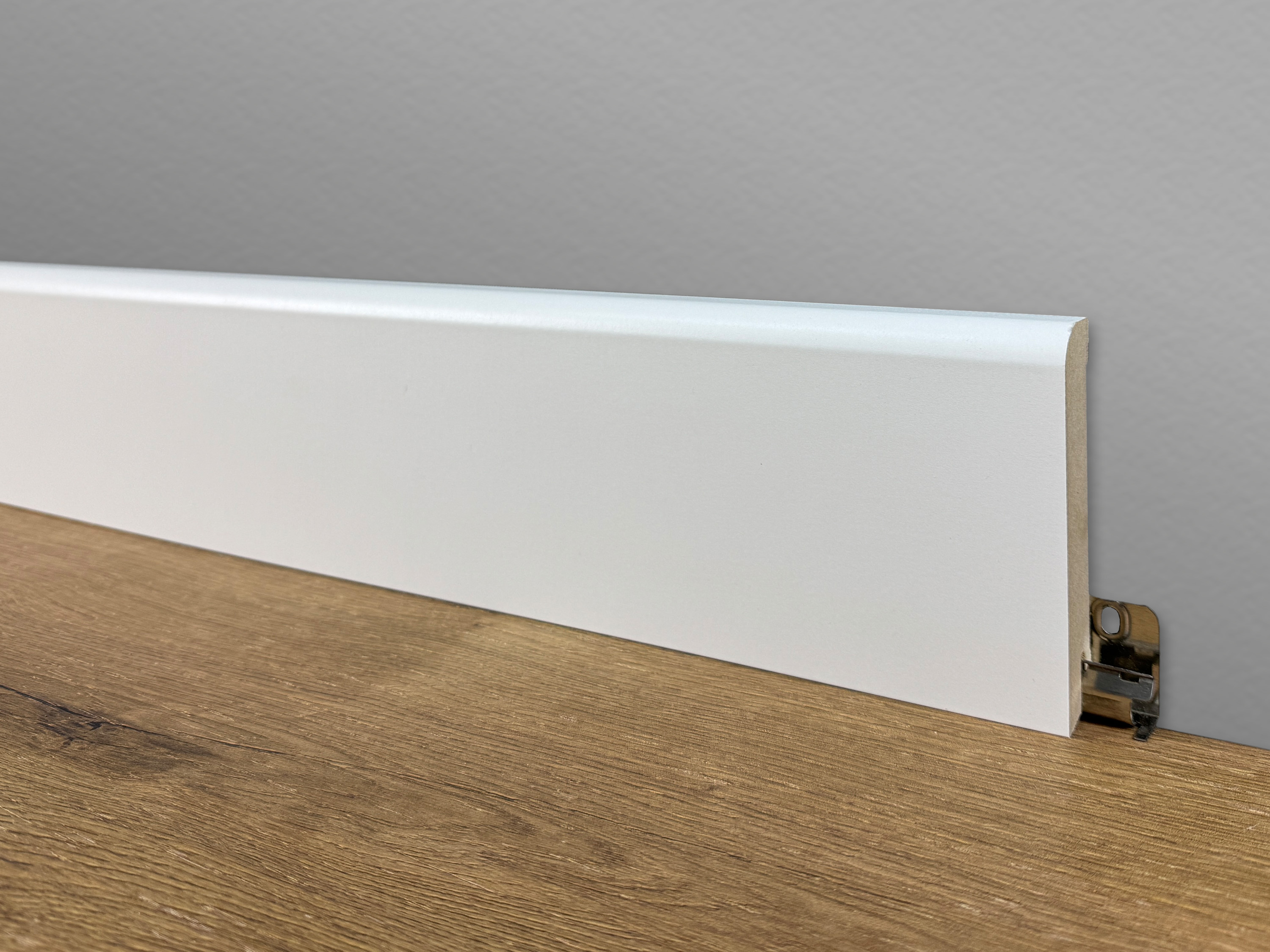 Trecor® Sockelleiste CLASSIC 100 mm Nürnberger Profil, MDF, weiß