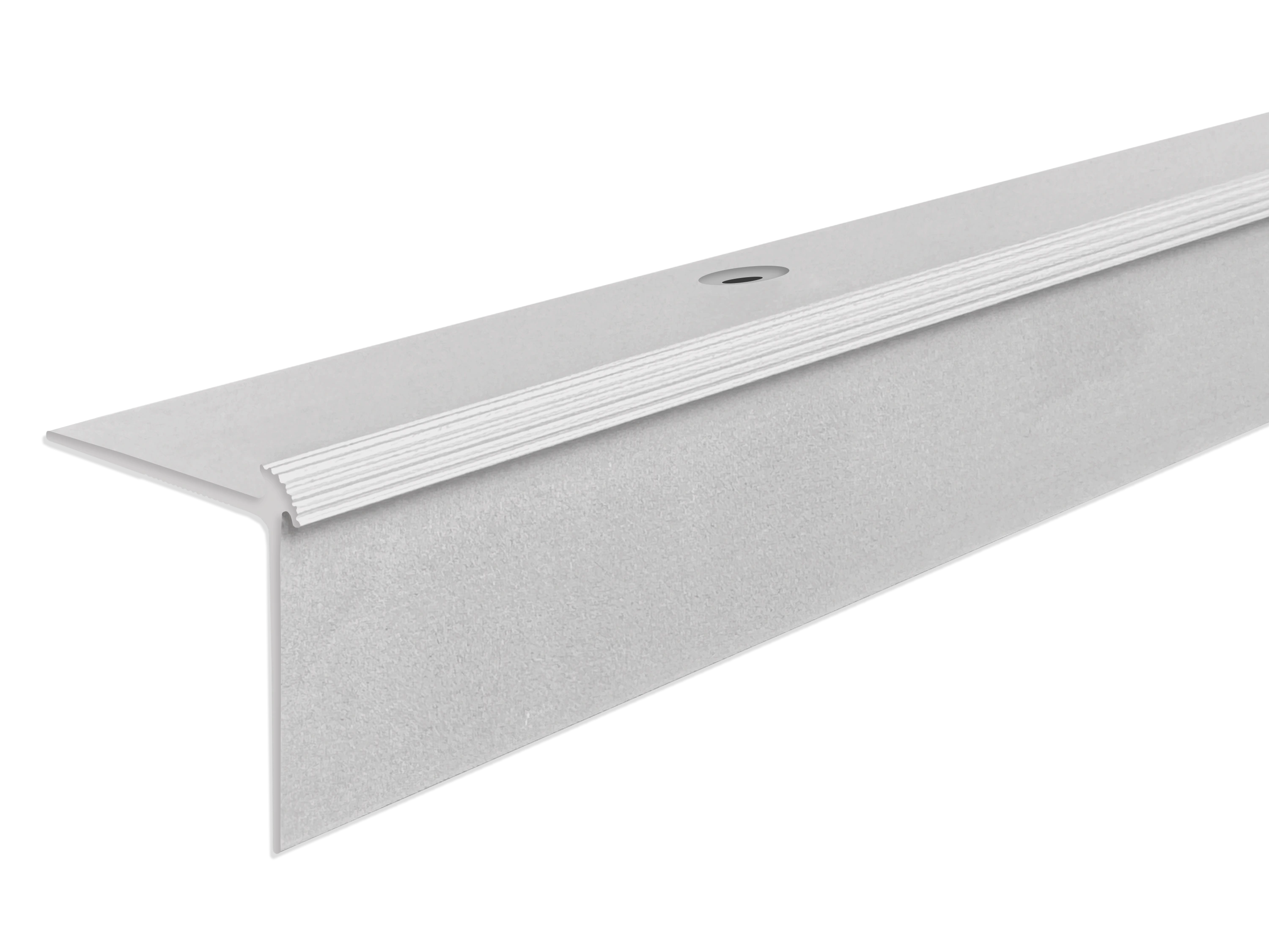 ufitec® Treppenkantenprofil beidseitig für Vinylböden für Belagshöhen von 2 mm - Alu eloxiert