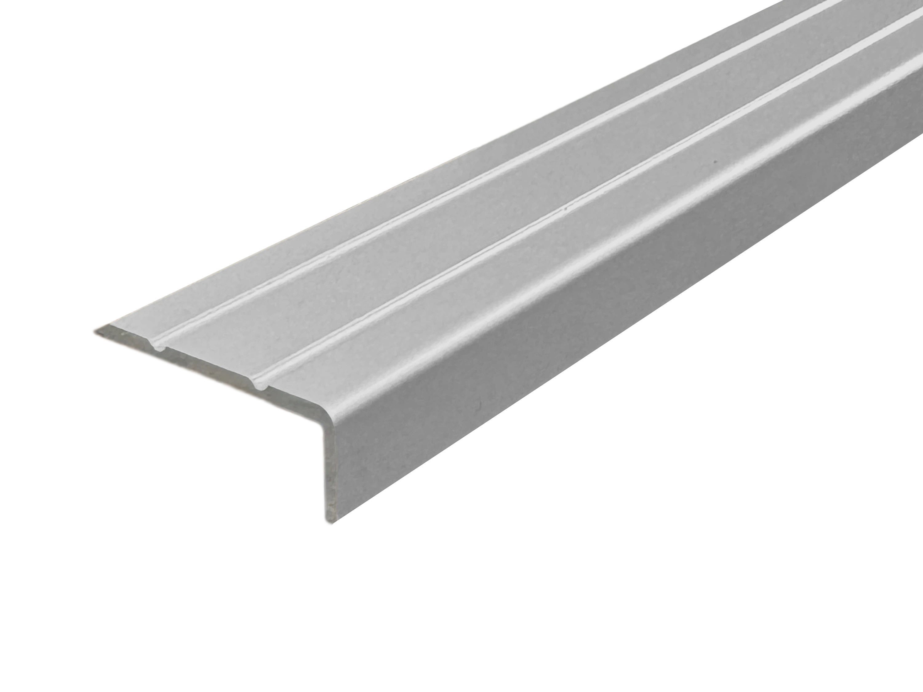 ufitec® Winkelprofil / Treppenkantenprofil  - selbstklebend - 24 x 10 mm -  Alu eloxiert