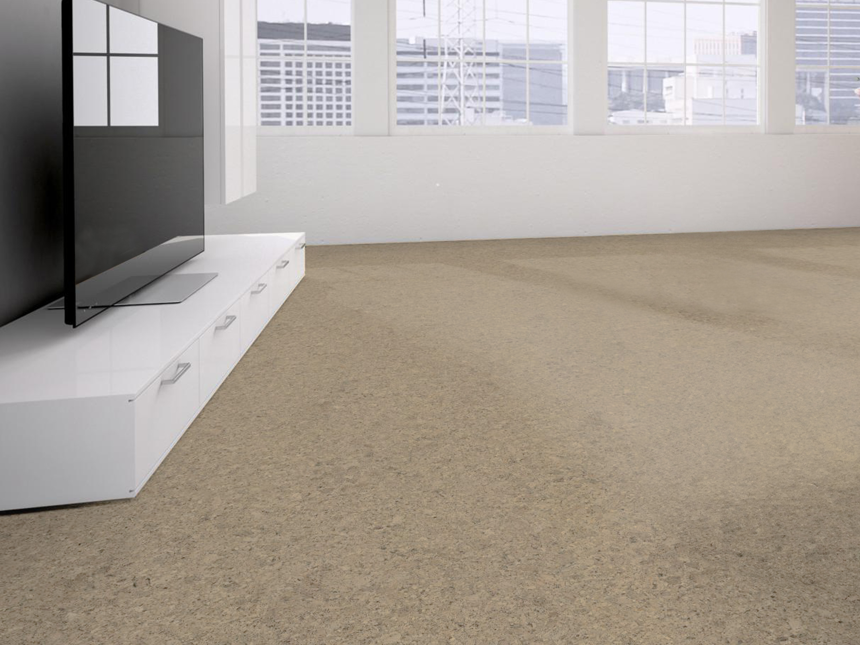 TRECOR® Klick Korkboden FORTI - 10 mm Stark - Farbe: Opal