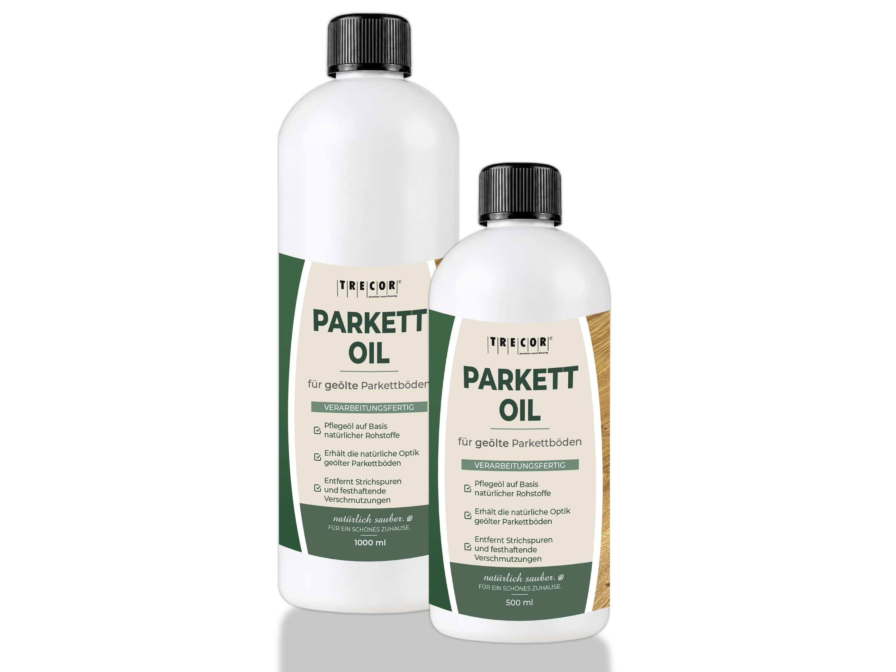 TRECOR Parkett Oil Pflegemittel für geölte Parkettböden, schützt vor Verschleiß und Nässe