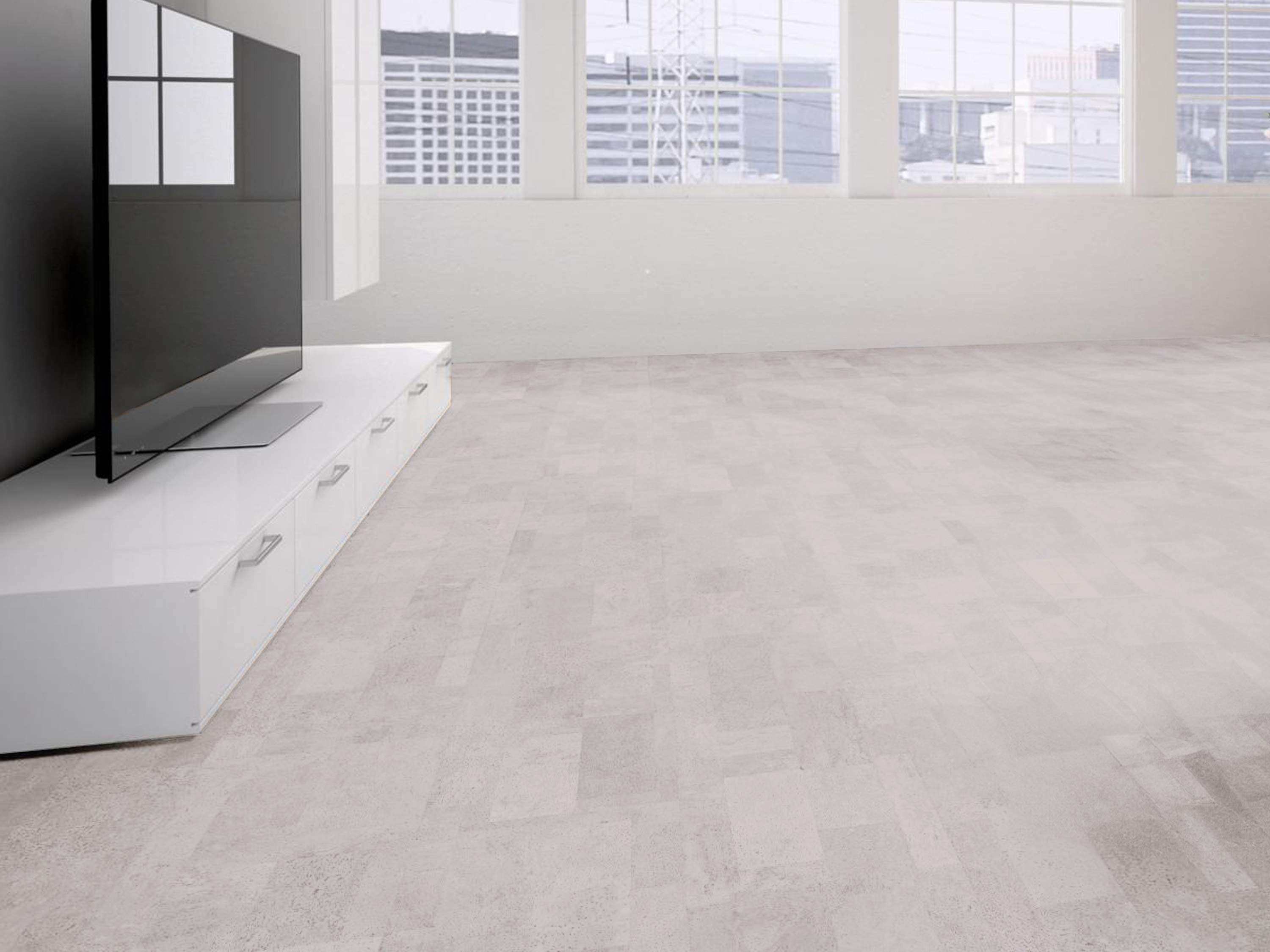 TRECOR® Klick Korkboden Merida - 10 mm Stark - Farbe: Weiß