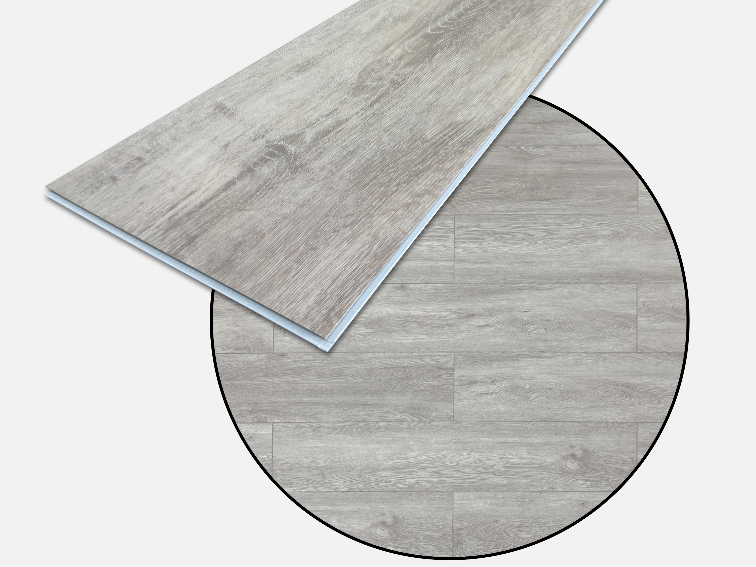 Vinylboden Rigid SPC Trend Oak White 5G Klicksystem 6,0 mm, V4 Fuge, inkl. 1 mm Trittschalldämmung