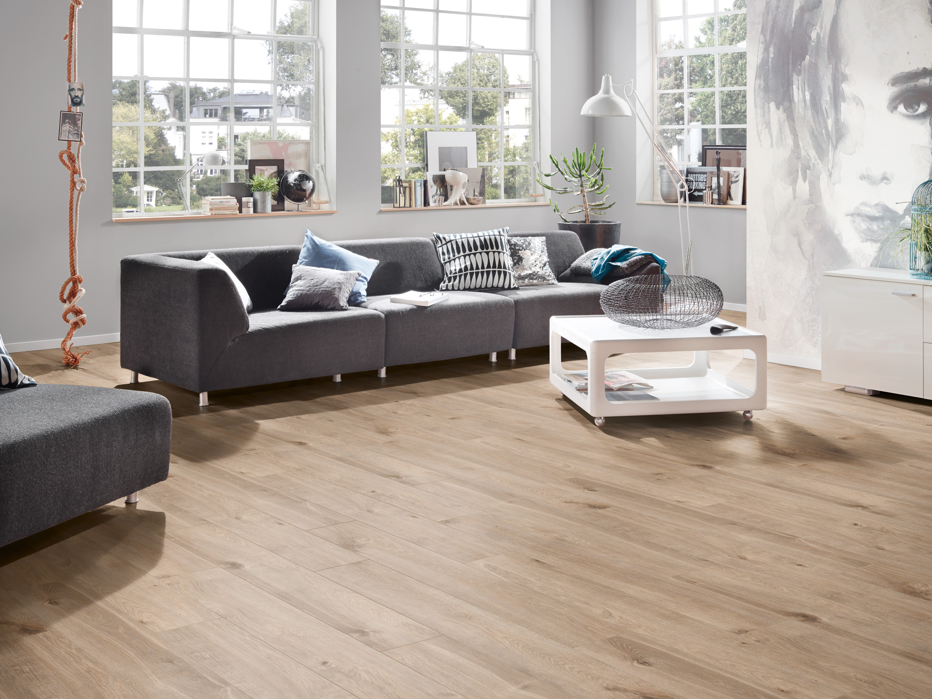 Klick-Designboden Eurus Oak K406 Organic Classic 8 mm, mit O.R.C.A Technologie