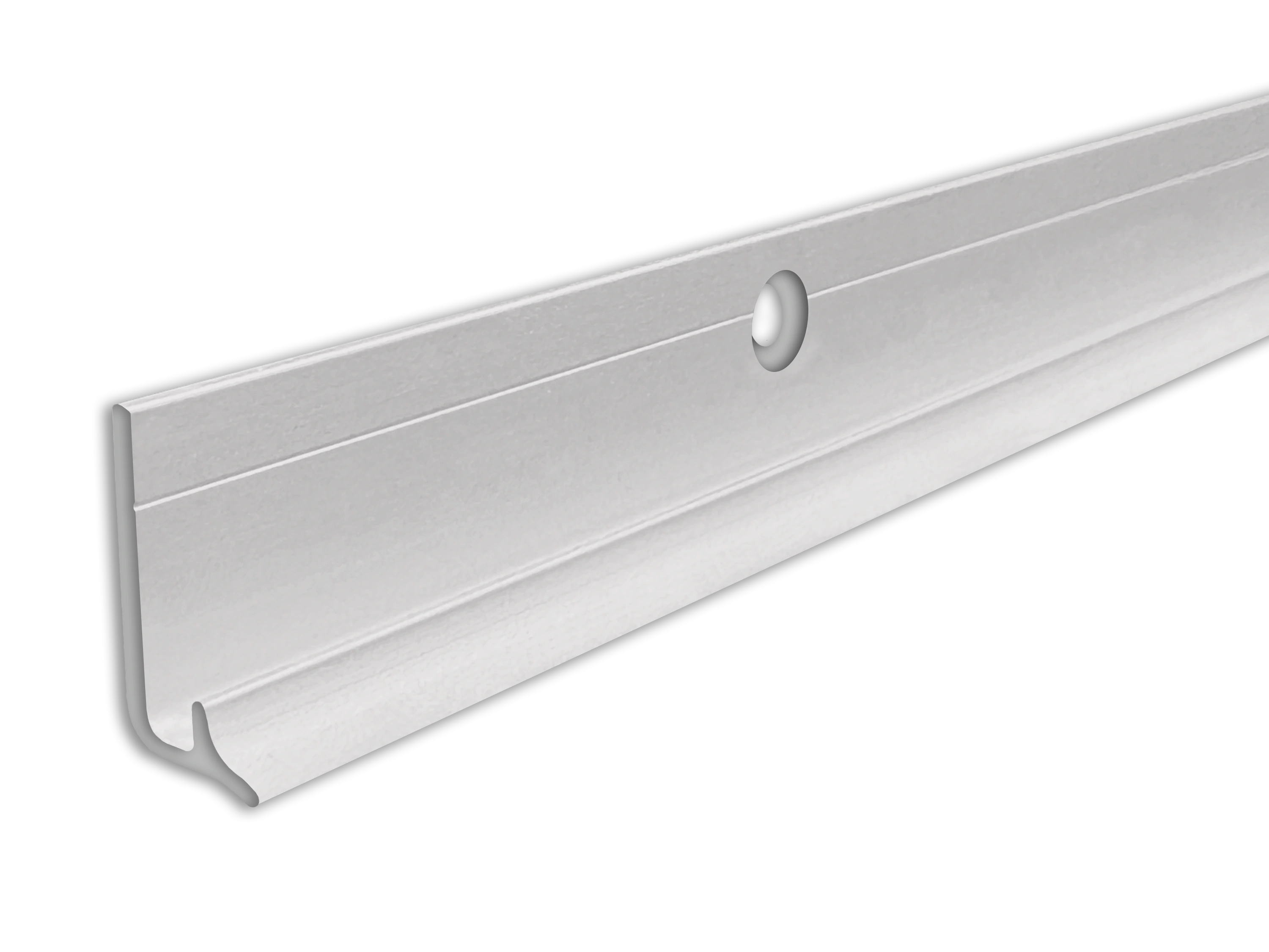 ufitec® Treppeninneneckenprofil für Vinylböden für Belagshöhen von 3 mm - Alu eloxiert