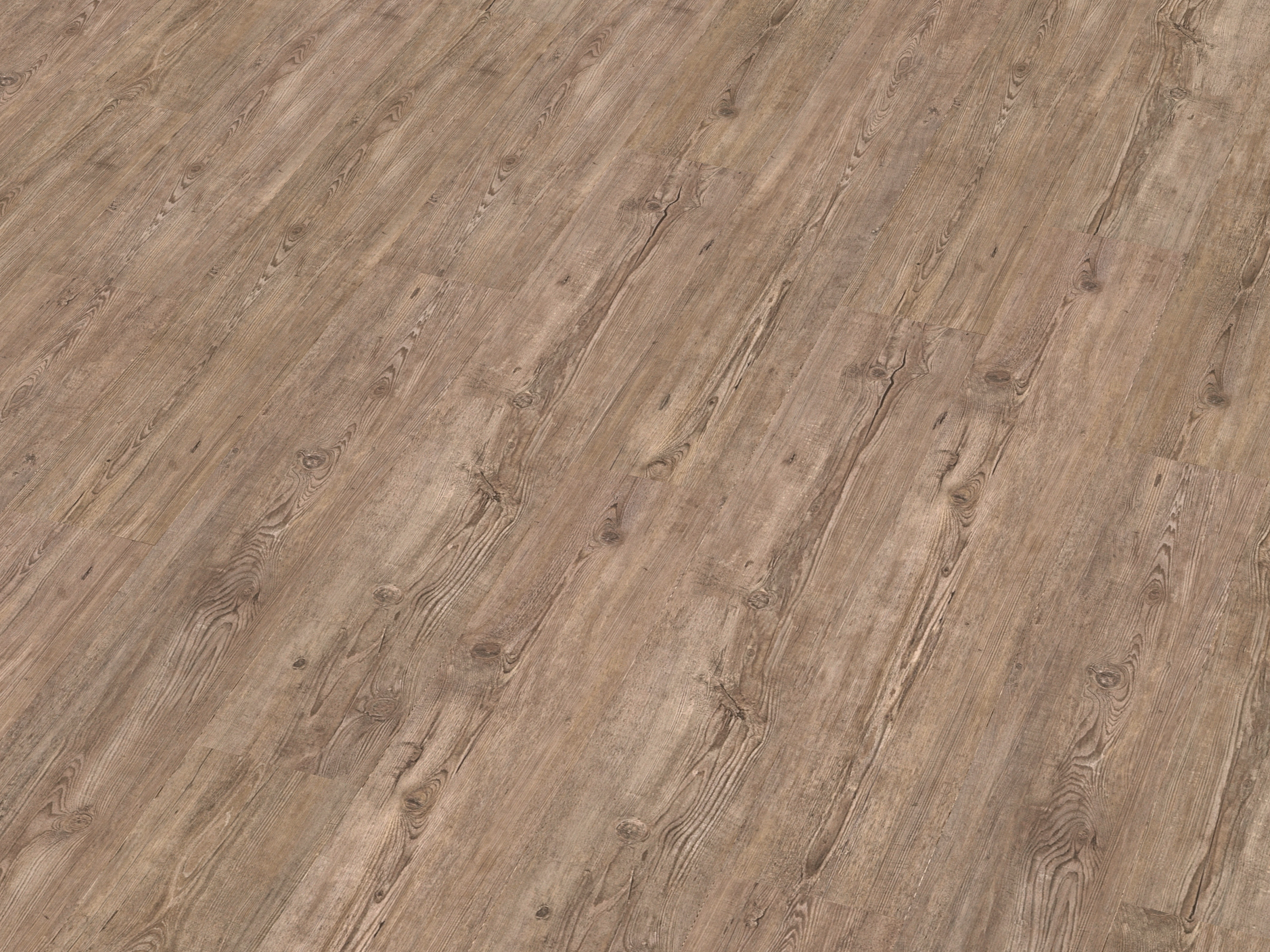 Kork Designboden Wood Basic - Highland Pine, digitalbedrucktes Korkfurnier