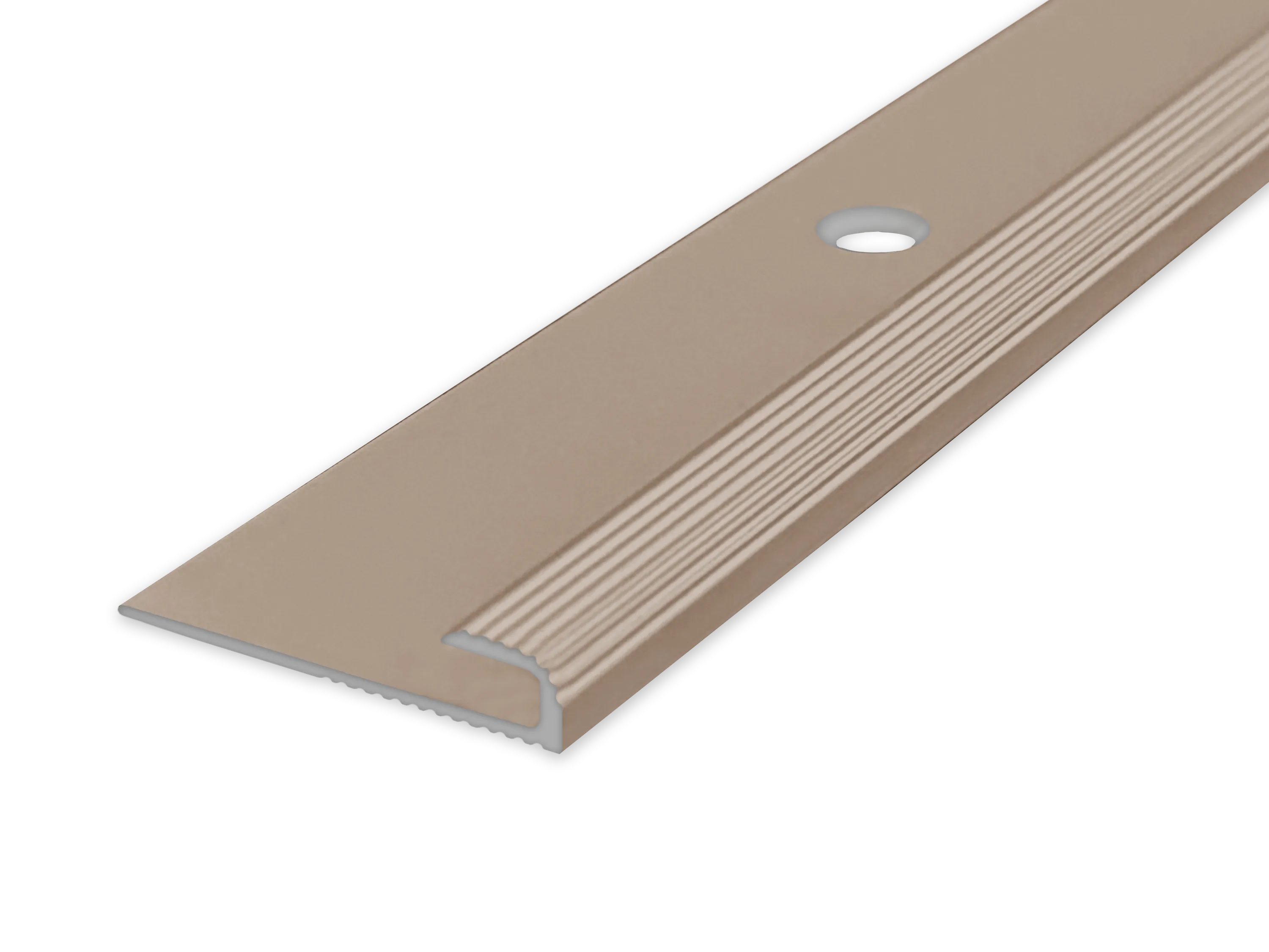 ufitec® Einschubprofile / Abschlussprofile - für Belagshöhen von 3 mm - Alu eloxiert