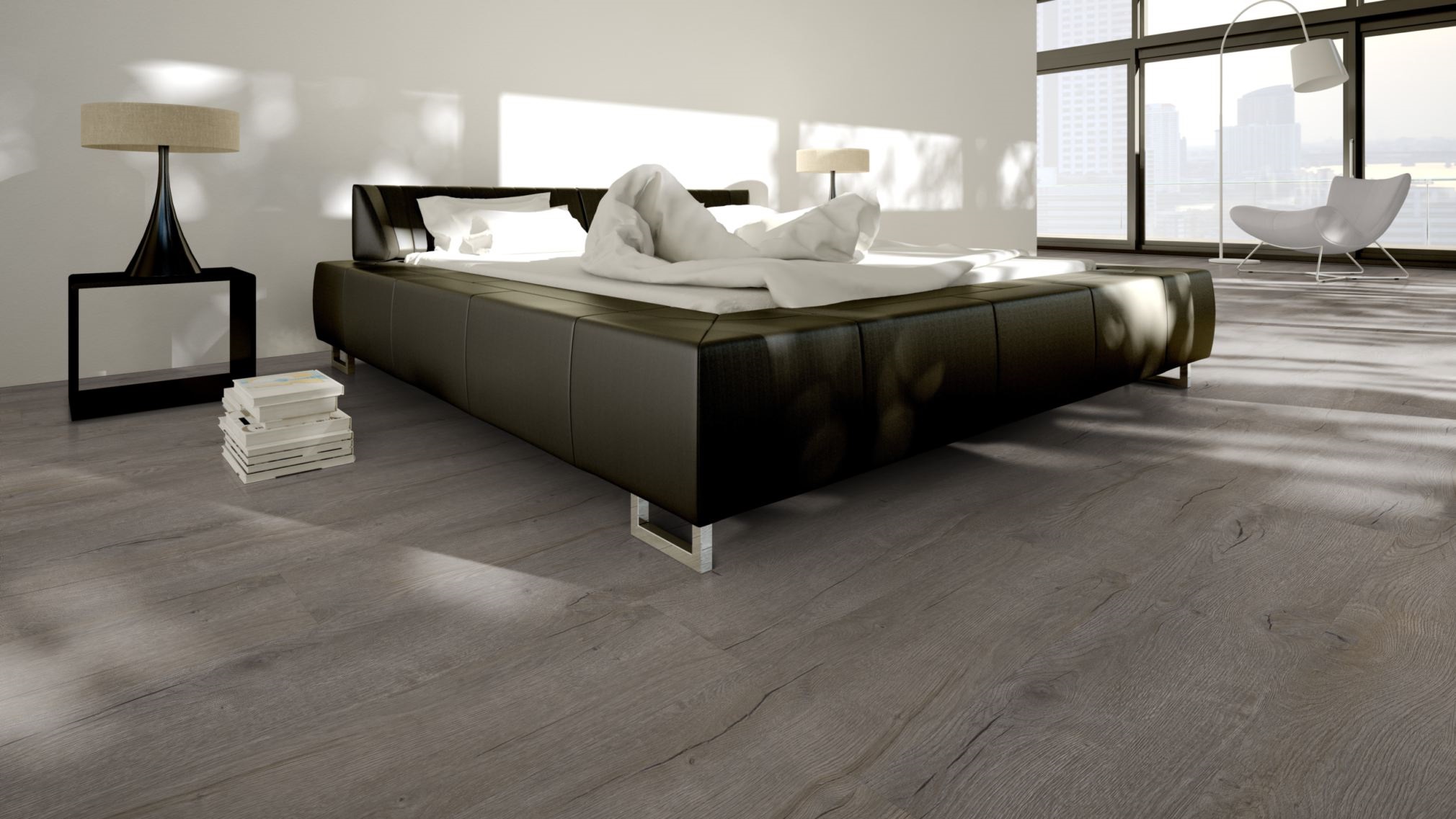 TRECOR® LVT Dryback Klebe Vinylboden Prestige Eiche Grau Landhausdiele - 2,5 mm starker Designboden