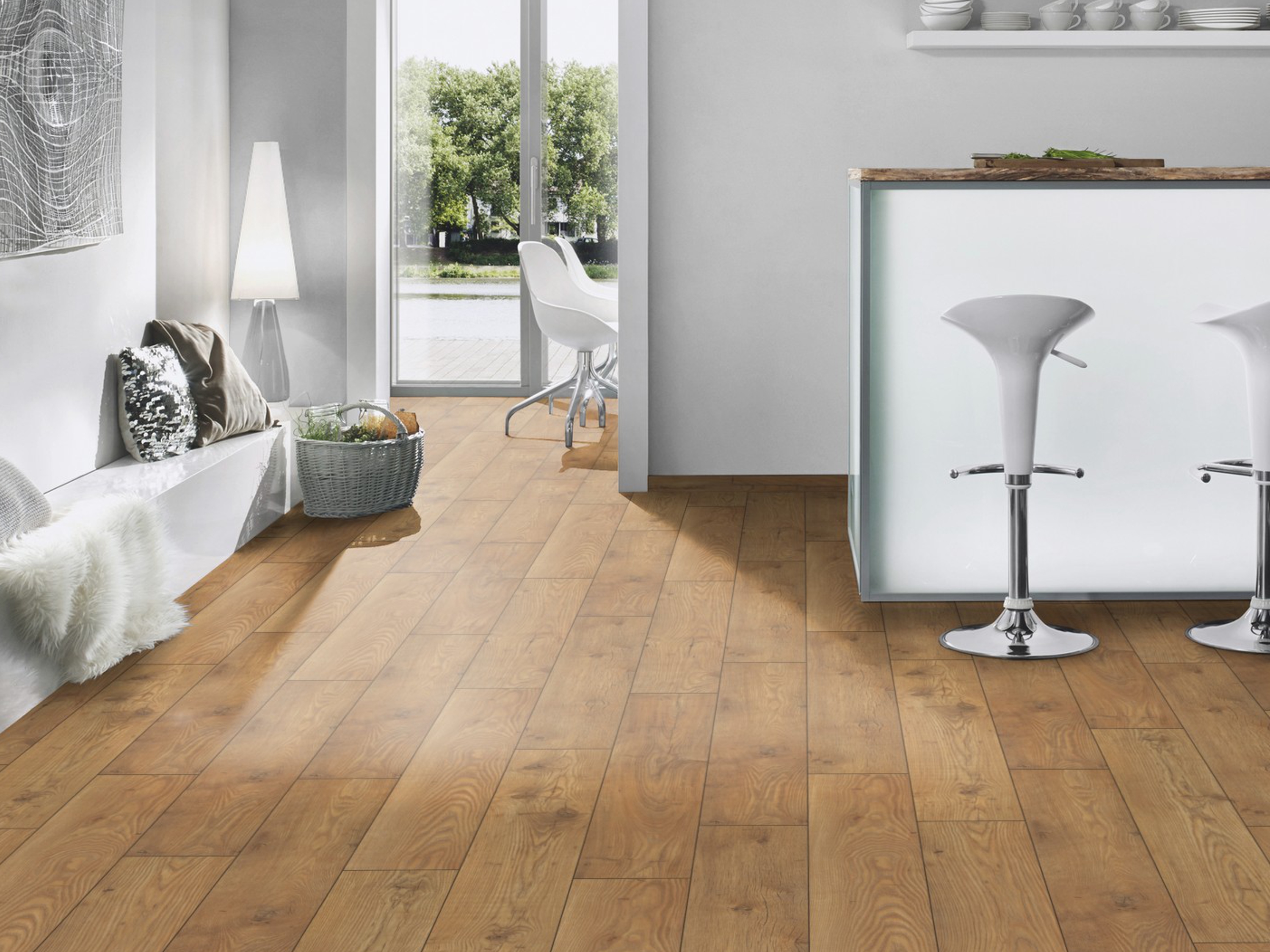 Tawny Chestnut 5537 Landhausdiele Laminat mit Fase Atlantic 10 - mit MO.RE KronoOriginal