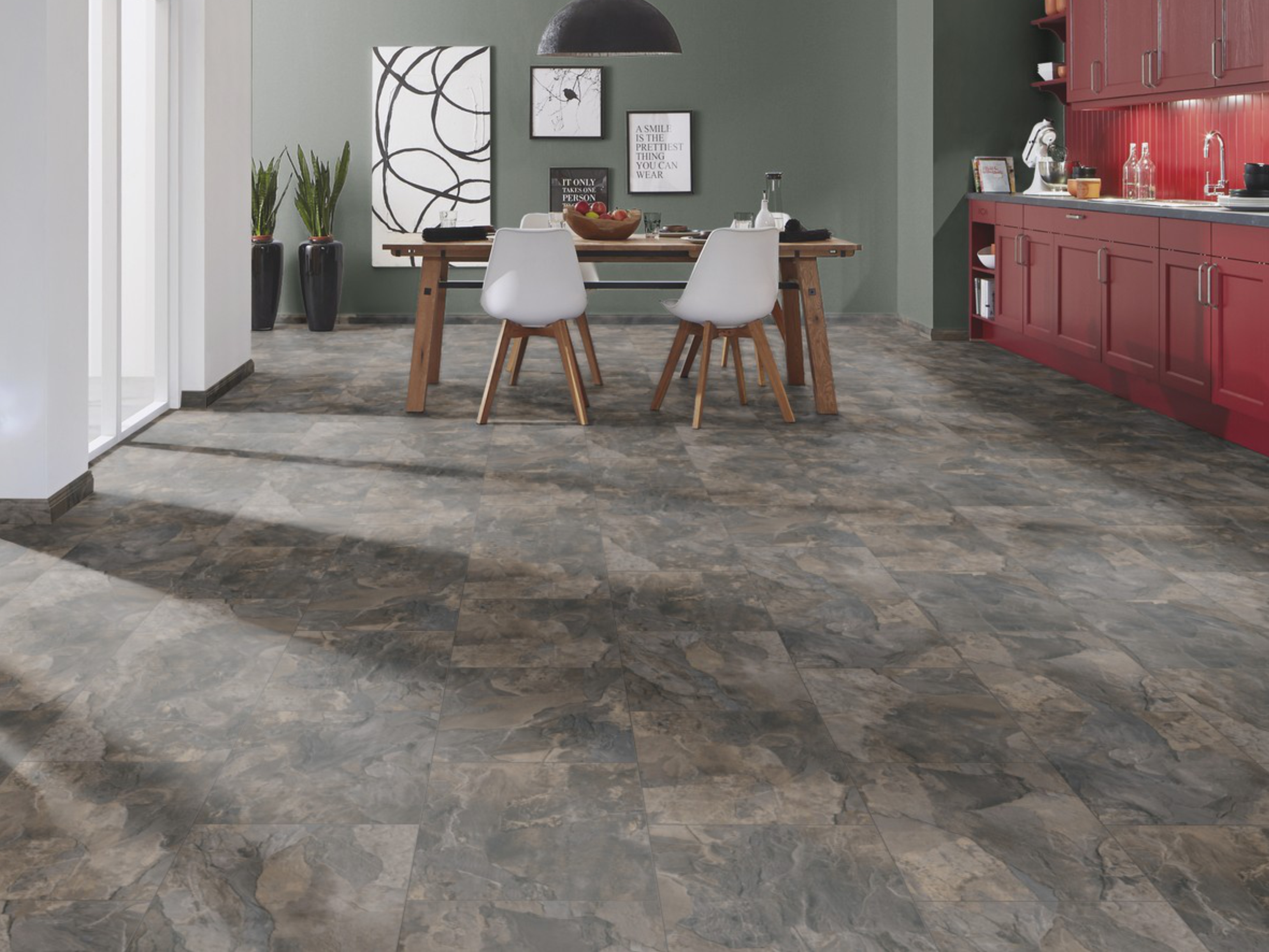 Laminatboden KronoOriginal® Atlantic 8 - Pewter Slate K388 - 8 mm - MO.RE! Moisture resistant 