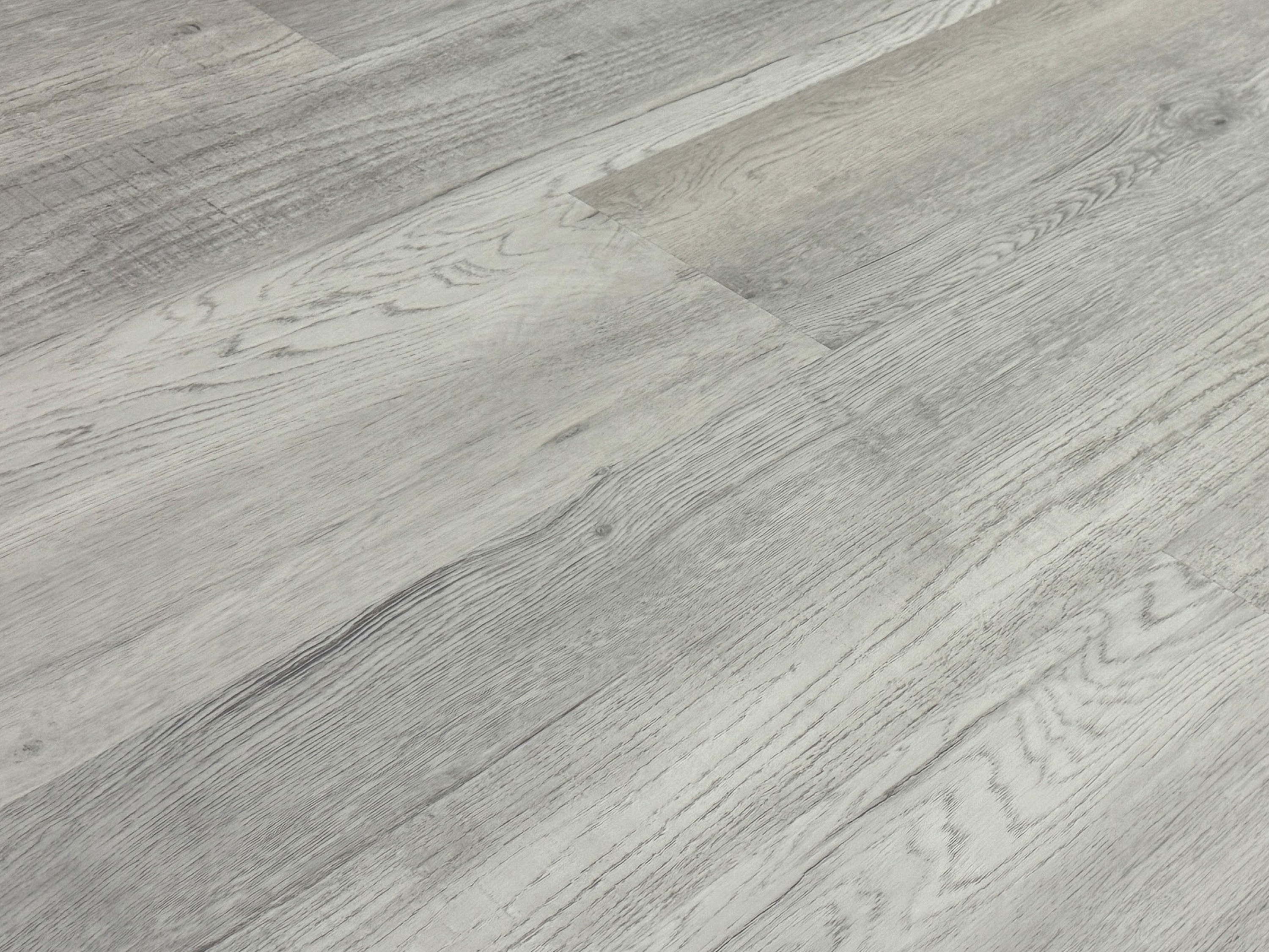 Vinylboden Rigid SPC Cottage Eiche Grau 5G Klicksystem 6,5 mm, V4 Fuge, inkl. 1 mm Trittschalldämmung