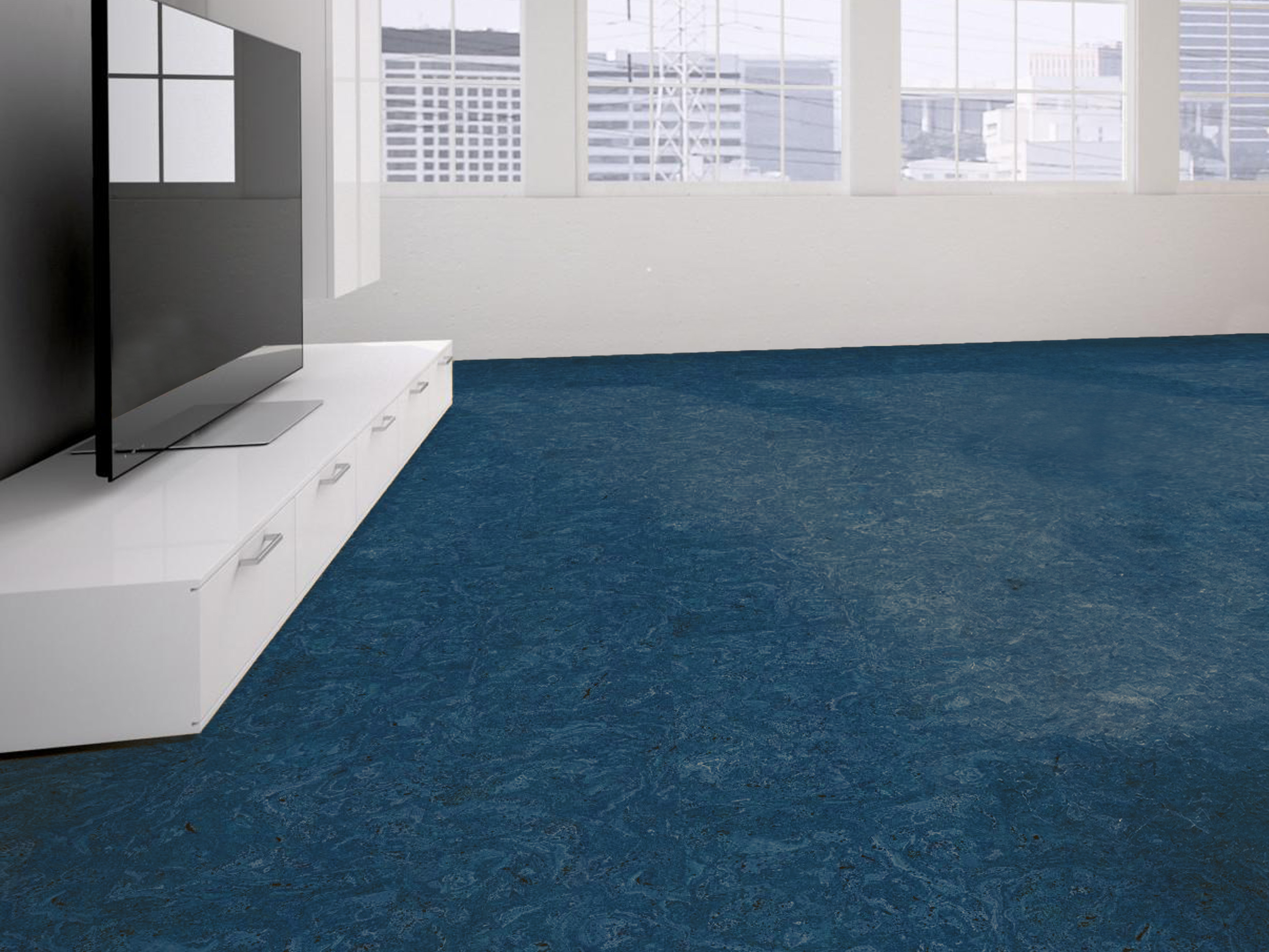 TRECOR® Klick Korkboden Stilo - 10 mm Stark - Farbe: Violettblau