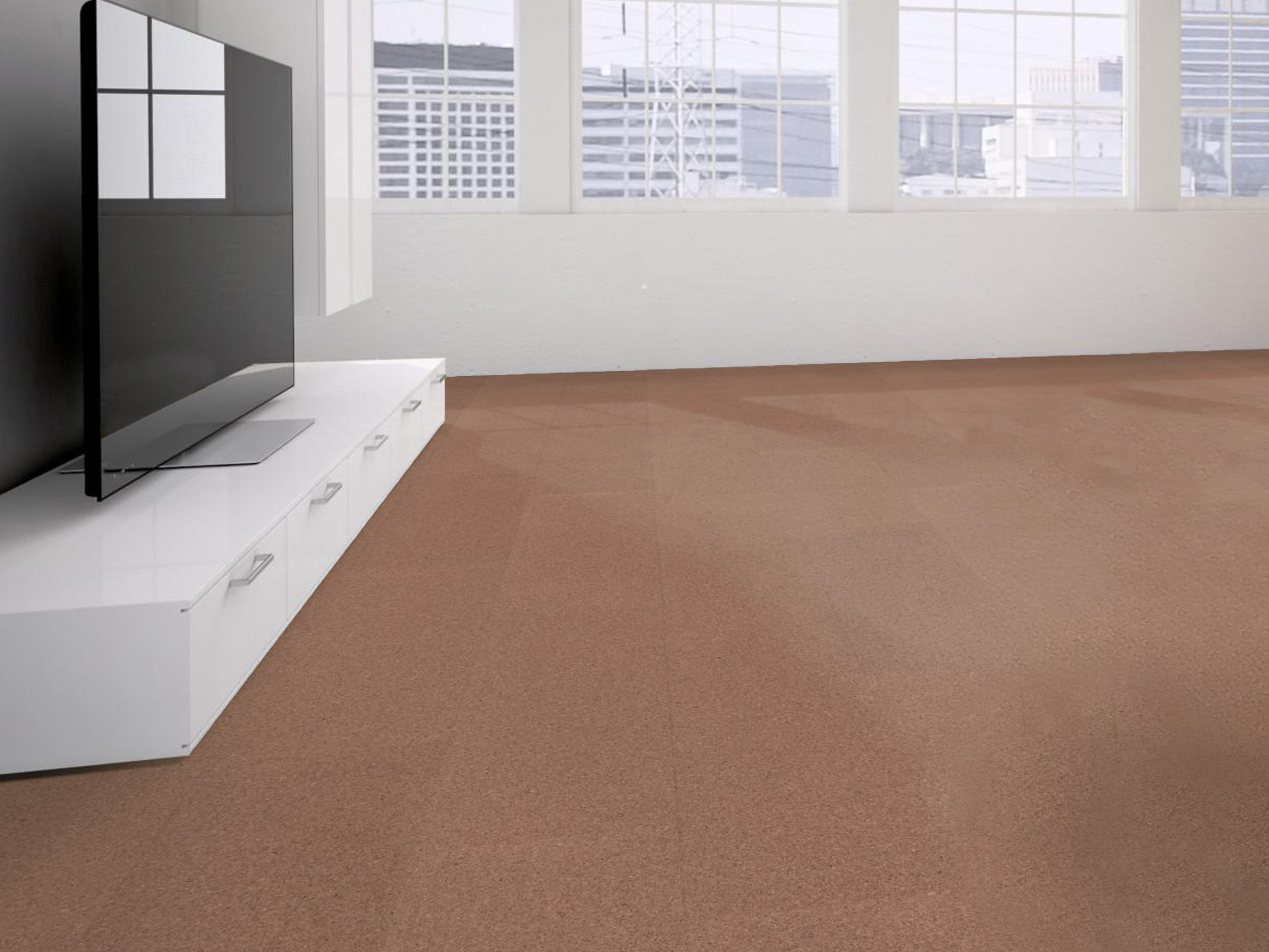 TRECOR® Klick Korkboden PORTO - 10 mm Stark - Farbe: Braunrot