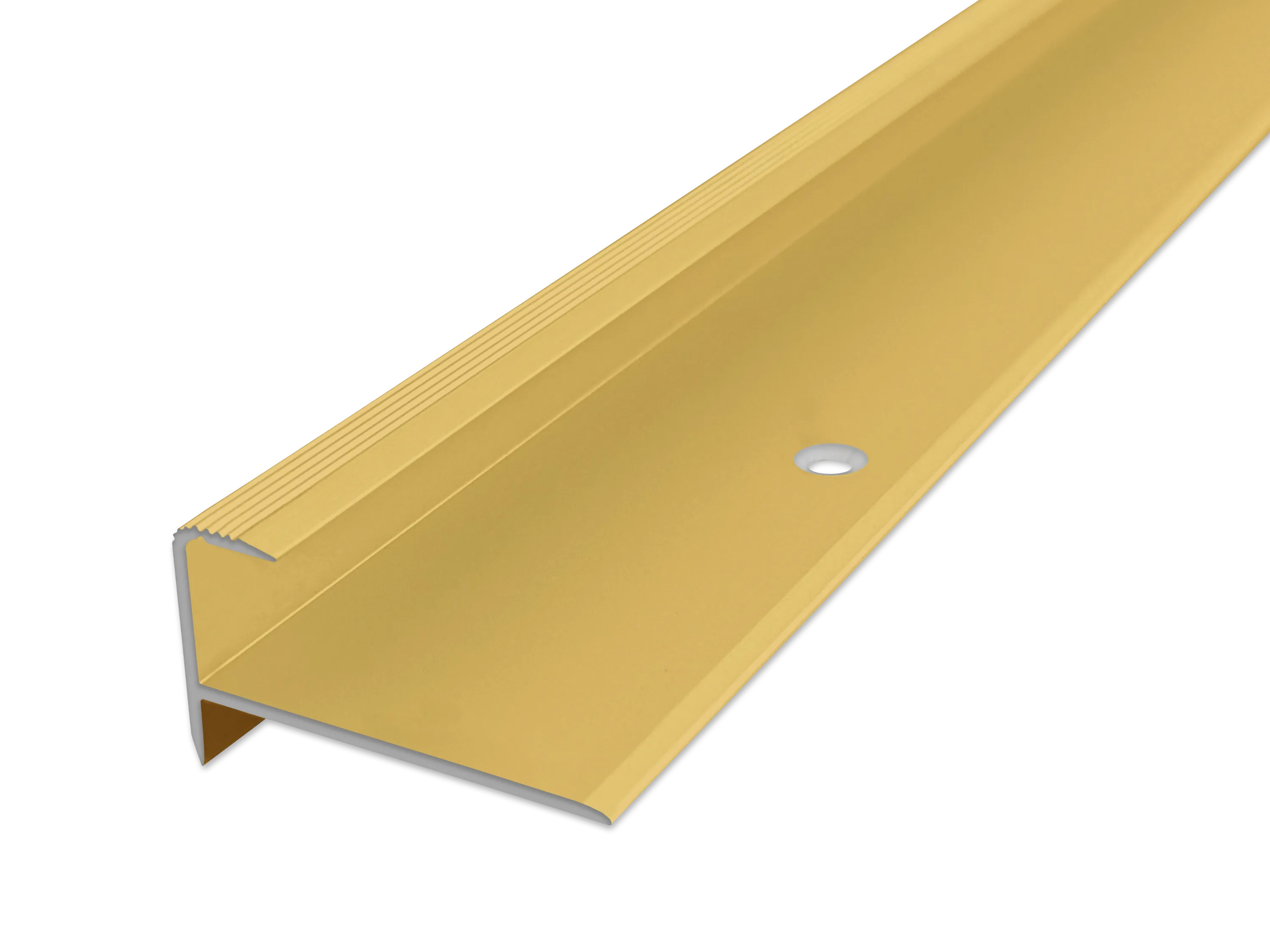 ufitec® Einschubprofil für Belagshöhen bis 10,3 mm mit 7 mm Nase Treppen-/Stufen Abschlussprofil
