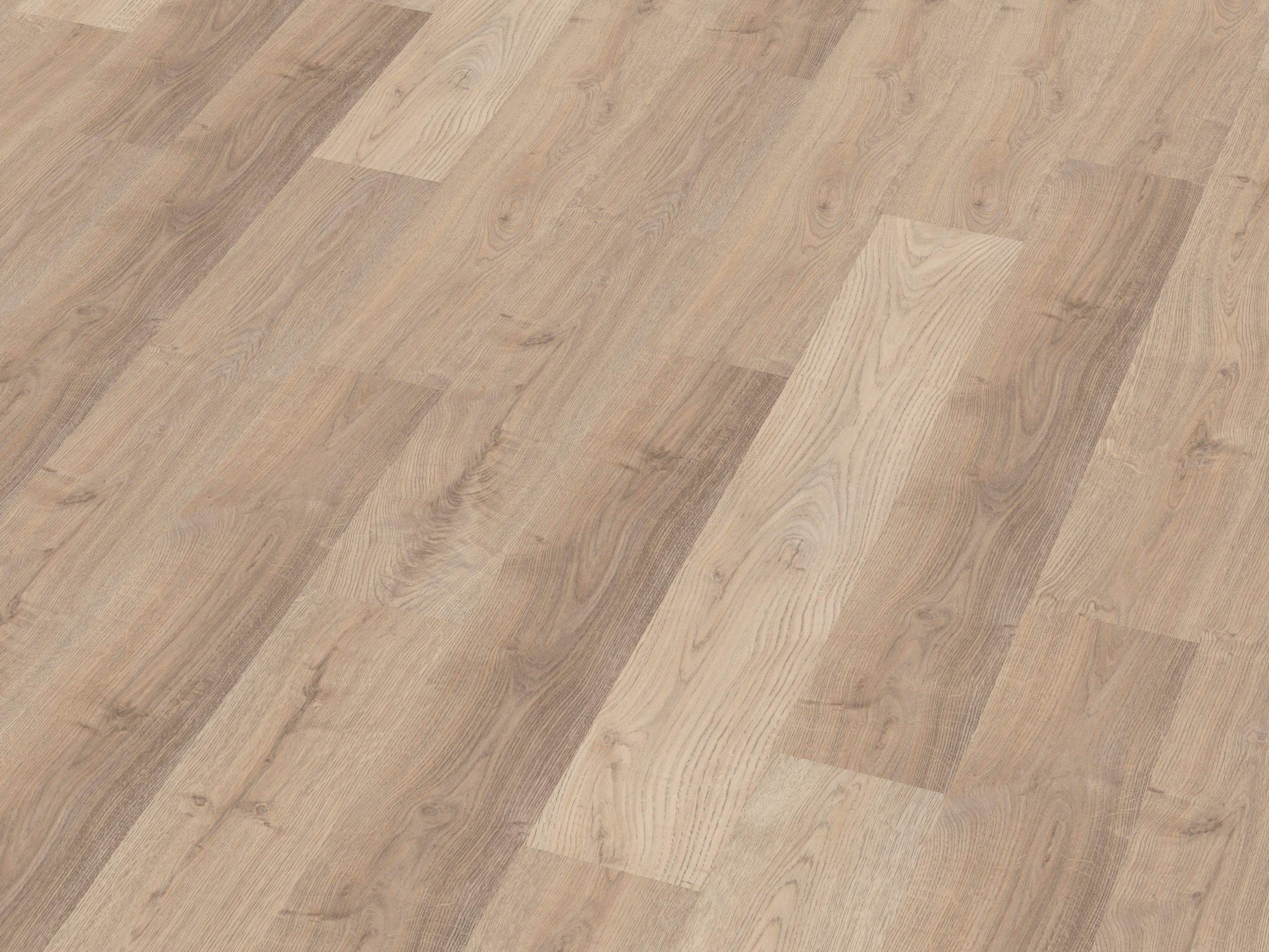 Kork Designboden Wood Basic - Oak Light Nature, digitalbedrucktes Korkfurnier