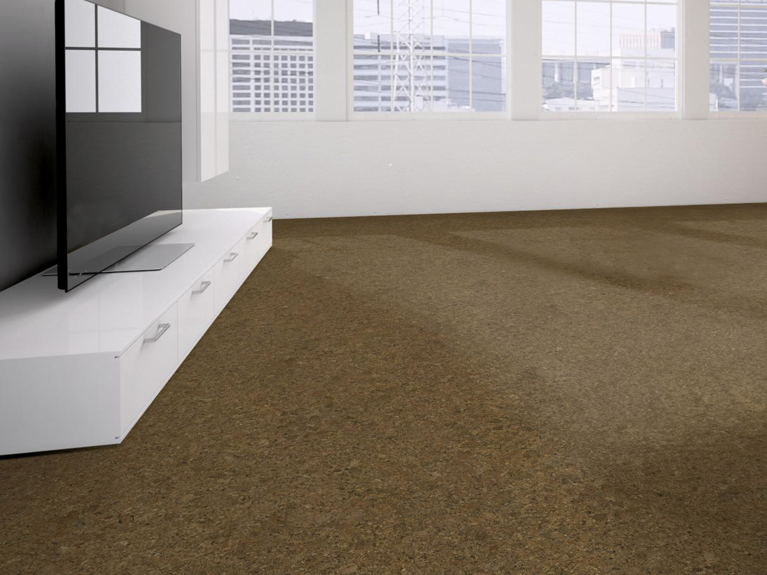 TRECOR® Klick Korkboden FORTI - 10 mm Stark - Farbe: Hellgrau