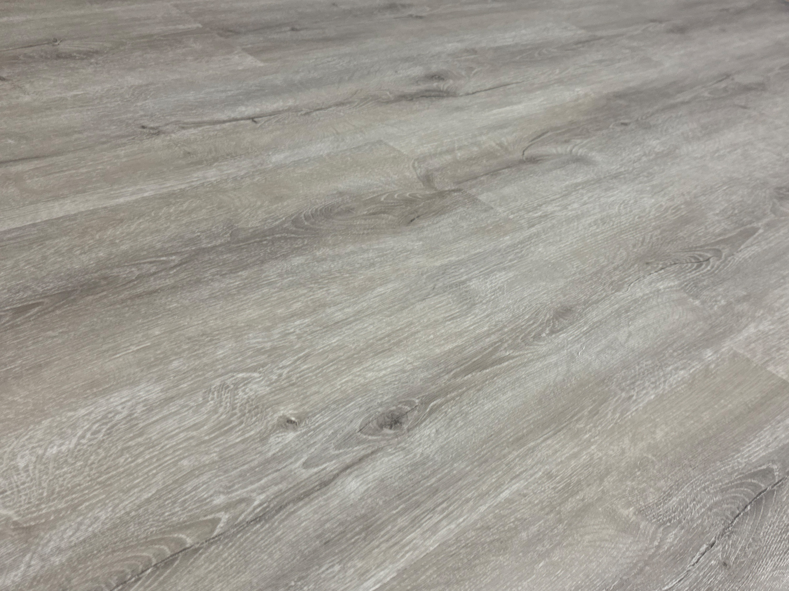 TRECOR® SPC / RIGID Klick Vinylboden Eiche Premium Hell Landhausdiele - 5 mm - Synchronoberfläche - 5G Klick