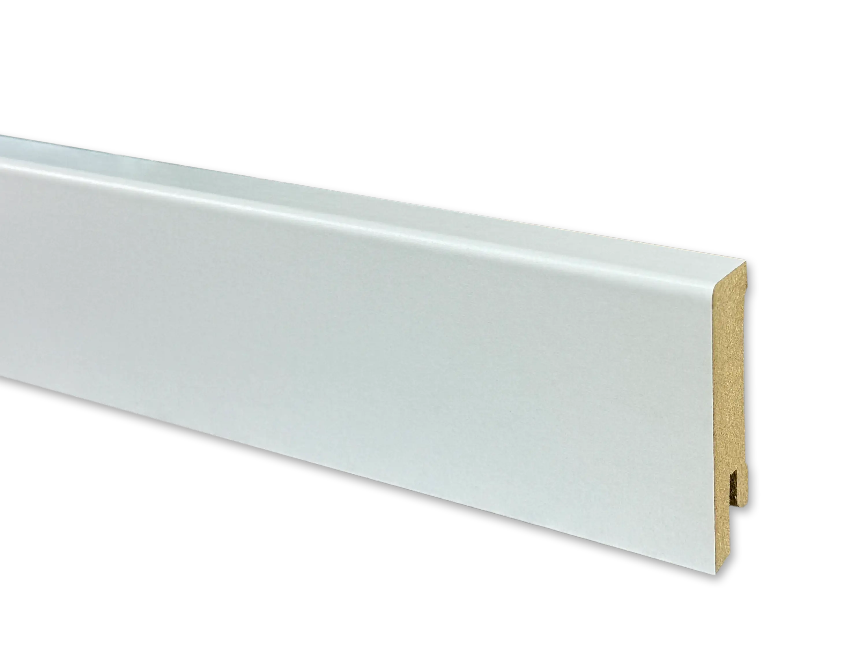 TRECOR® CUBE Sockelleiste, Fußleiste 16 x 58 mm in Weiß RAL 9016