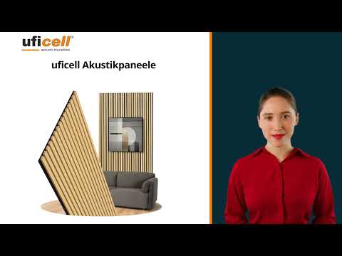 Akustikpaneele Wandpaneel Eiche Natur 27 mm Lamellen Filz Schwarz, Oberfläche: Echtholz 1000 x 480 mm