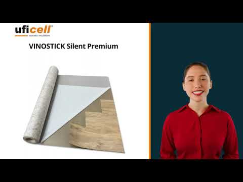 selbstklebende Akustikmatte uficell® VINOSTICK® silent premium für Dryback Klebevinylböden